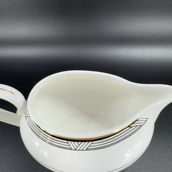 Christopher Stuart Empire House Gravy Boat With Under Plate Thailand Bone China - Picture 7 of 13